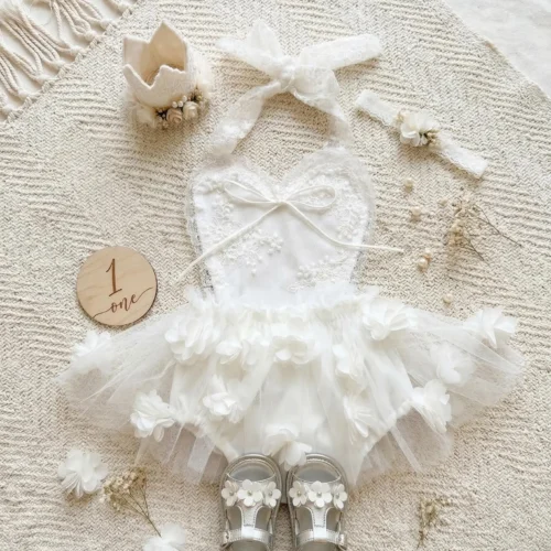 ASPYN - LACE PLAYSUIT